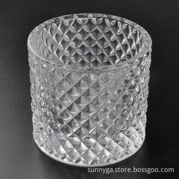 Plaid Candle Holder